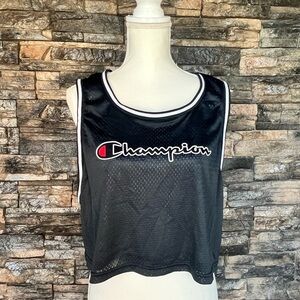 Champion Women's Black Mesh Tank Top